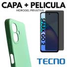 Capa + Película Hidrogel Privativa Para Tecno Spark Go 2