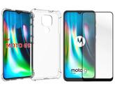 Capa + Pelicula Vidro 3d + Camera Motorola Moto G9 Play