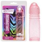 Capa peniana extensora em silicone com cerdas