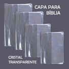 Capa Plastica Protetora para Bíblia e Livros Transparente - Cristal
