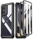 Capa Poetic Guardian para Motorola Moto Edge 2024 - Preta/Transparente