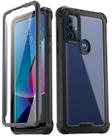 Capa Poetic Guardian para Motorola Moto G Play (2023) preta/transparente