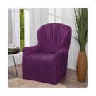 Capa Poltrona do Papai 1 Lugar Malha Gel Elasticada Protetor Lilás- Shop Casa Nobre