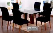 Capa Pra Cadeira Jantar Para Mesa 6 Lugares Malha Gel Capa Pra Cadeira Jantar Para Mesa 6 Lugares Malha Gel