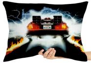 Capa Premium para Travesseiro ou Almofada delorean rastro fogo Capa Premium para Travesseiro ou Almofada delorean rastro fogo