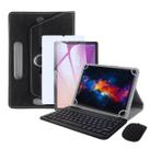 Capa preta c/ Teclado Mouse + Película Vidro para Tablet Tab Lenovo M9