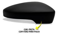 Capa preta com pisca retrovisor lado direito(passageiro) gol 2012 2013 2014 2015 2016 2017 2018 2019