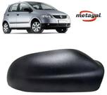 capa preta retrovisor Metagal direito Vw Fox 2003 a 2009 Spacefox Crossfox