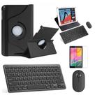 Capa Preta, Teclado Mouse Preto, Pel Galaxy A8 X200/205 10,5