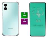 Capa Proteção Impacto Para Galaxy A06 + Pelicula Ceramica