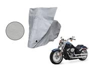 Capa Proteção Moto Harley Davidson Fat Boy Cinza