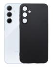Capa Proteção Preta Aveludada Para Galaxy M35 Silicone Case