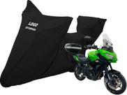 Capa Proteger Moto Kawasaki Versys 650 Com Bauleto Top Case