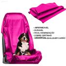 Capa Protetor Carro Banco banco ROSA dianteiro Frente Oficina Mecânico Pet material sintético impermeável