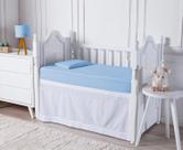 Capa Protetor De Colchão Berço Americano Impermeável 130x70 Branco