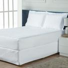 Capa Protetor de Colchão Impermeável Cama Solteiro com Elástico Branco