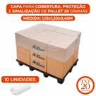 Capa protetor de Pallet em TNT 20 gramas Aradesc 1,10 x 1,20 x 0,40 m 10 Pçs Branco Branco Capa protetor de Pallet em TNT 20 gramas Aradesc 1,10 x 1,20 x 0,40 m 10 Pçs Branco Branco