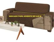 Capa protetor retratil 4 lugares assento 2.40 king dupla face