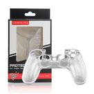 Capa Protetora Acrílico Para Controle Compatível Com Playstation 4 Case Transparente Cristal