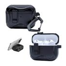 Capa Protetora Airtrek Nerdcase compatível com AirPods Pro 3, Suporte Adaptado, Preto Capa Protetora Airtrek Nerdcase compatível com AirPods Pro 3, Suporte Adaptado, Preto