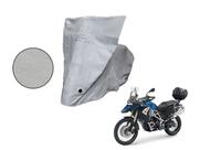 Capa Protetora BMW F800 / 850 GS / GS ADV Com Baú Cinza