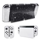 Capa protetora com glitter compatível com DLSeego Switch OLED
