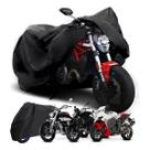 Capa Protetora de Alta Resistência para Motos Impermeável Proteção Contra Sol Chuva Detritos para Uso Diário ou Longas Paradas Capa Protetora de Alta Resistência para Motos Impermeável Proteção Contra Sol Chuva Detritos para Uso Diário ou Longas Paradas