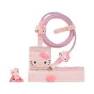 Capa Protetora de Cabo Hello Kitty Sanrio - PVC Fofo e Compatível com Carregadores 20W