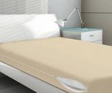 Capa Protetora De Colchão Com Zíper Resistente Casal Bege - VIDA PRATIKA