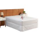 Capa Protetora de Colchão Impermeável Casal Padrão Matelado com Elástico Capa Protetora de Colchão Impermeável Casal Padrão Matelado com Elástico