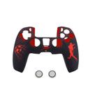 Capa protetora de silicone para controlador PS5 com design de futebol