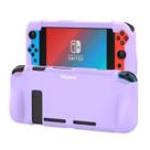 Capa protetora de silicone Teyomi para Nintendo Switch roxa