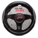 Capa Protetora de Volante material sintético Sportline Preto com Branco Universal