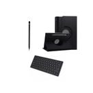 Capa protetora giratória + teclado bluetooth + Caneta touch ponta fina Para Samsung Galaxy S8 5G