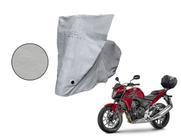 Capa Protetora Honda CB 400/ 450/ 500 Com Baú Cinza Capa Protetora Honda CB 400/ 450/ 500 Com Baú Cinza