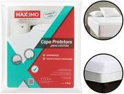 Capa Protetora Impermeável Antiácaro Com Elástico Para Colchão Tamanho Casal 1,88m x 1,38m