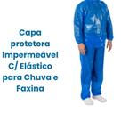 Capa protetora Impermeável C/ Elástico para Chuva e Faxina