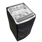 Capa Protetora Impermeavel Resistente Maquina De Lavar Panasonic 12kg 14kg 16kg Ziper Preta