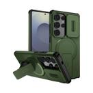 Capa Protetora Magnética Com Suporte E Proteção De Lente Para Câmera Samsung S25 FE S26 S24 Ultra