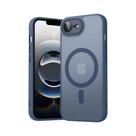 Capa Protetora Magnética Fosca Translúcida À Prova De Choque Para iPhone 16e Magsafe 17e Com