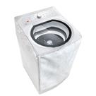 Capa Protetora Maquina De Lavar Roupa Brastemp 11kg Bwk Zíper Branca