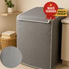 Capa Protetora Máquina Lavar Roupas Impermeável Zíper Premium Brastemp Consul Electrolux Colormaq