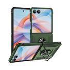 Capa Protetora Militar Antichoque Com Suporte De Anel Para Samsung Galaxy Z Flip 7 FE 6 5 4 3