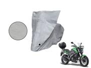 Capa Protetora Moto Yamaha Fazer 250 FZ25 com Baú Cinza Capa Protetora Moto Yamaha Fazer 250 FZ25 com Baú Cinza