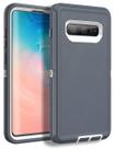 Capa protetora MXX Galaxy S10 Plus Heavy Duty Cinza/Branca