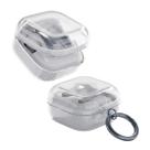 Capa Protetora Nerdcase Compatível com Samsung Galaxy Buds 4, Silicone, Transparente com Argola