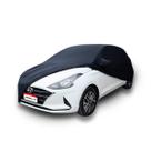 Capa protetora para cobrir carro suv hyundai hb20 anti-poeira anti-riscos tecido cor preta capas lp