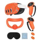 Capa protetora para Oculus/Meta Quest 3 + Gwyoneaon (laranja) Capa protetora para Oculus/Meta Quest 3 + Gwyoneaon (laranja)