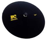 Capa Protetora para Pratos BC Signature Black 24 by Drummers em algodão que limpa e protege