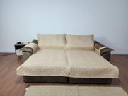Capa Protetora para sofá-cama de 2,20m Com Suporte de Braço